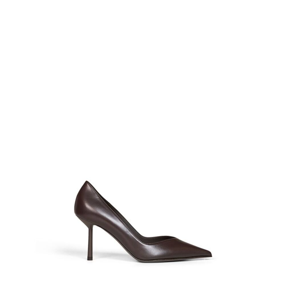 Le Silla Women Sacher Brown Nappa Leather Vivienne 80 Mm Pumps
